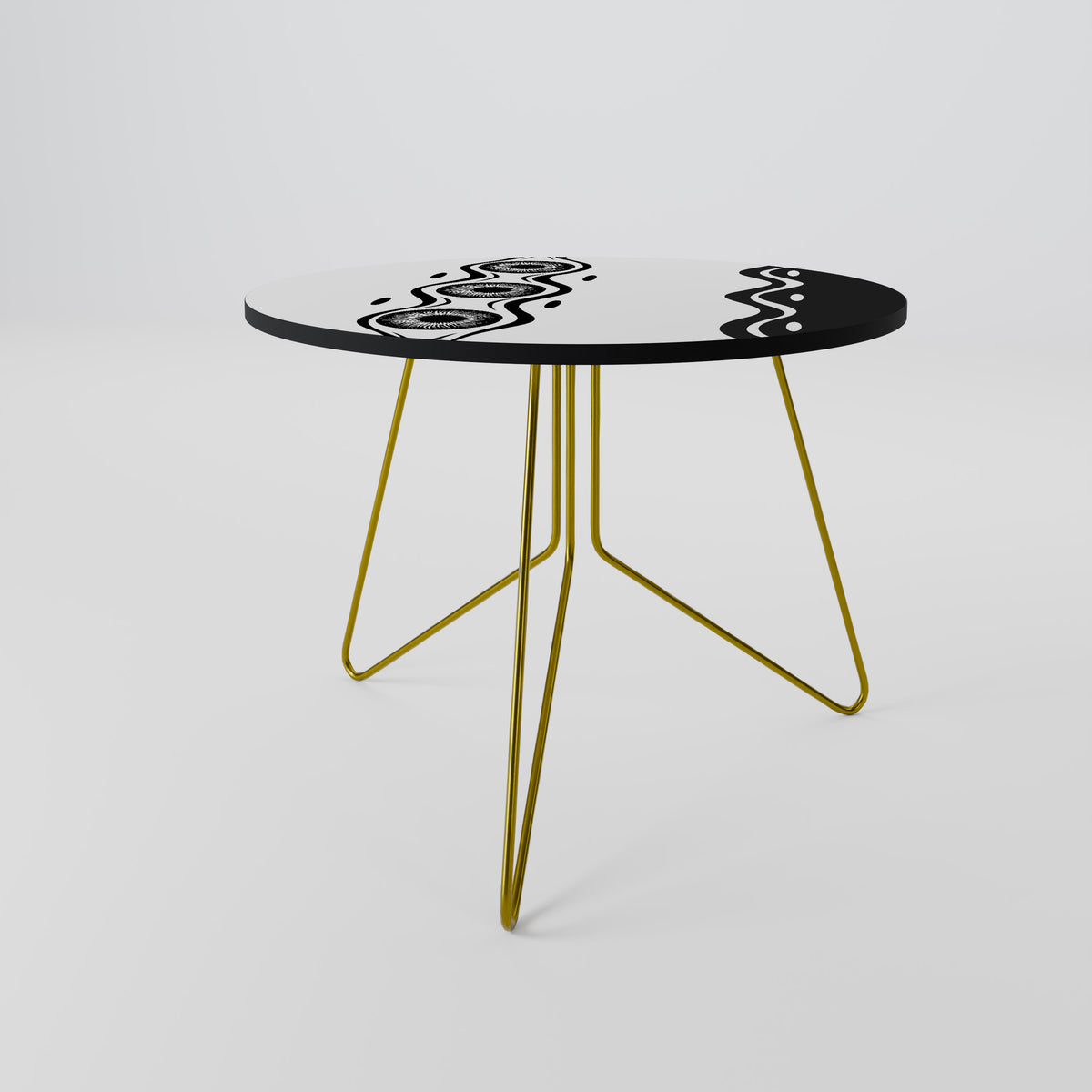 BOLD LINEAR DANCE Couchtisch