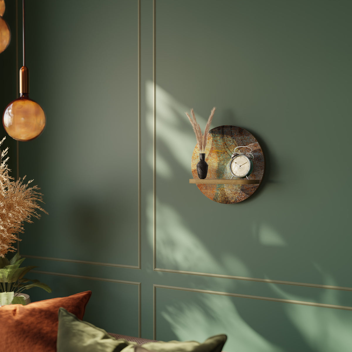 ANTIQUE AURA Dekoratives Wandregal