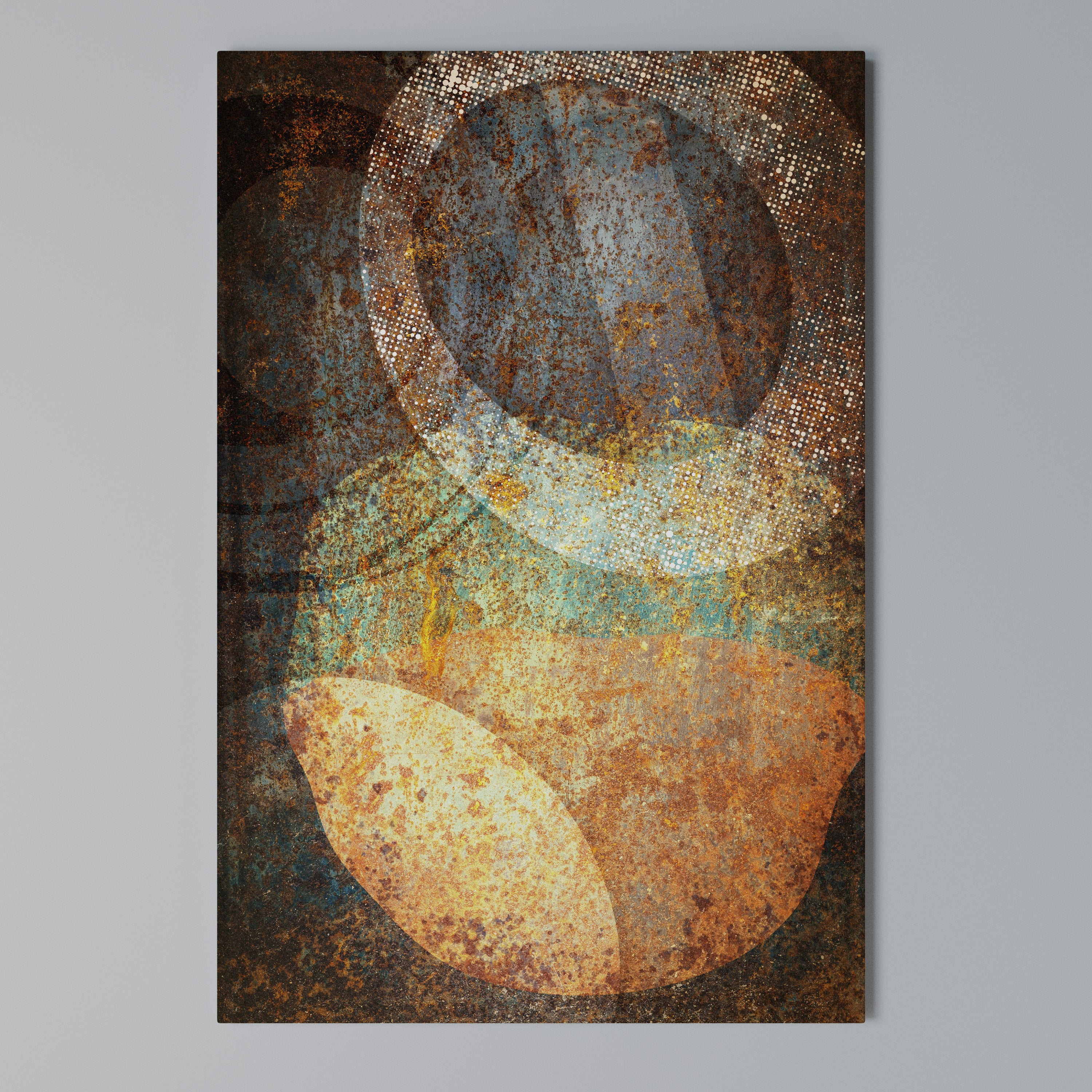 ANTIQUE AURA Vertical Canvas Print