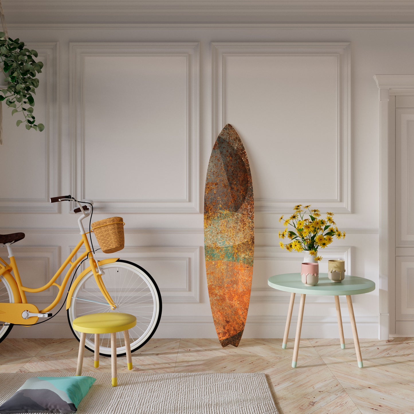 ANTIQUE AURA Deko-Surfboard
