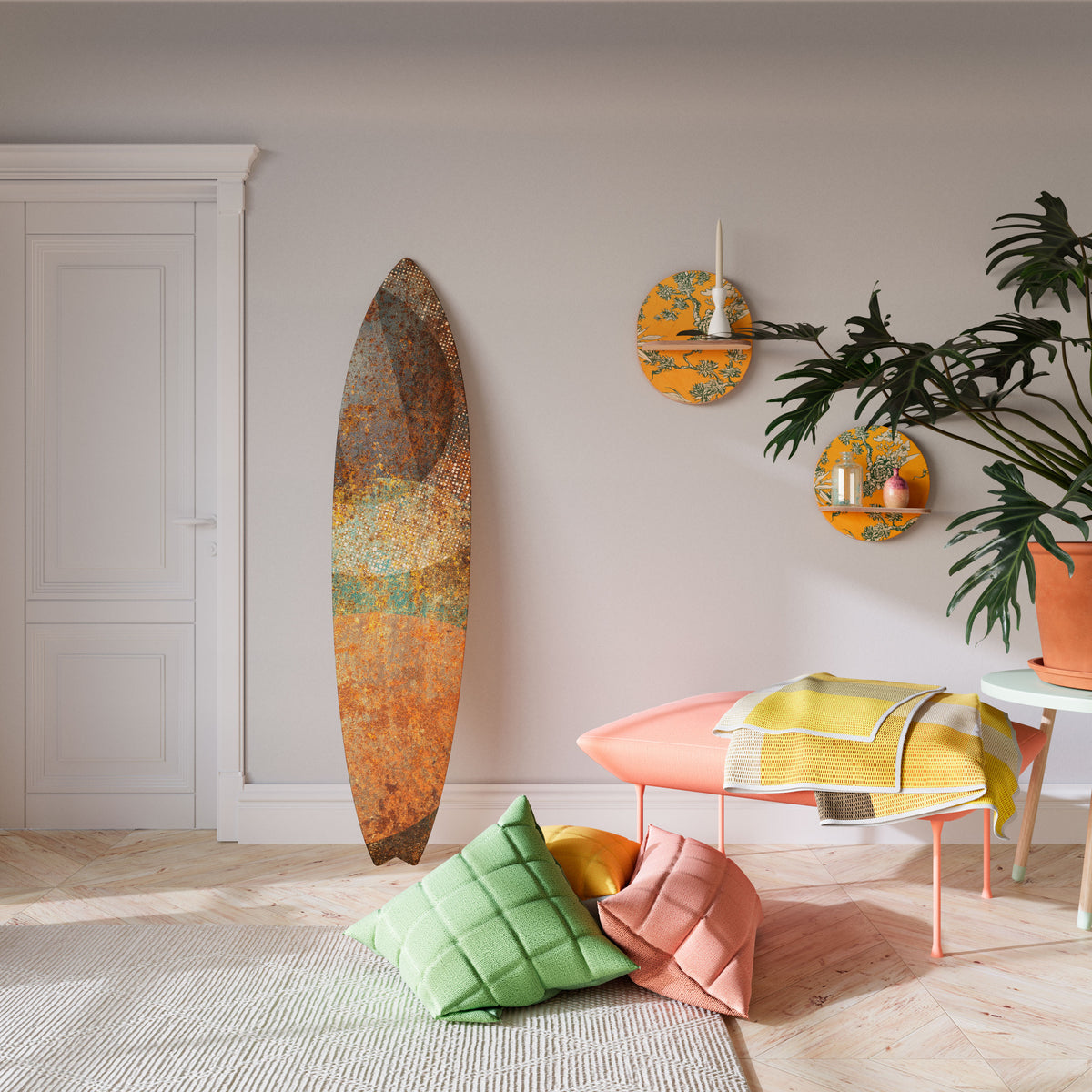 ANTIQUE AURA Deko-Surfboard