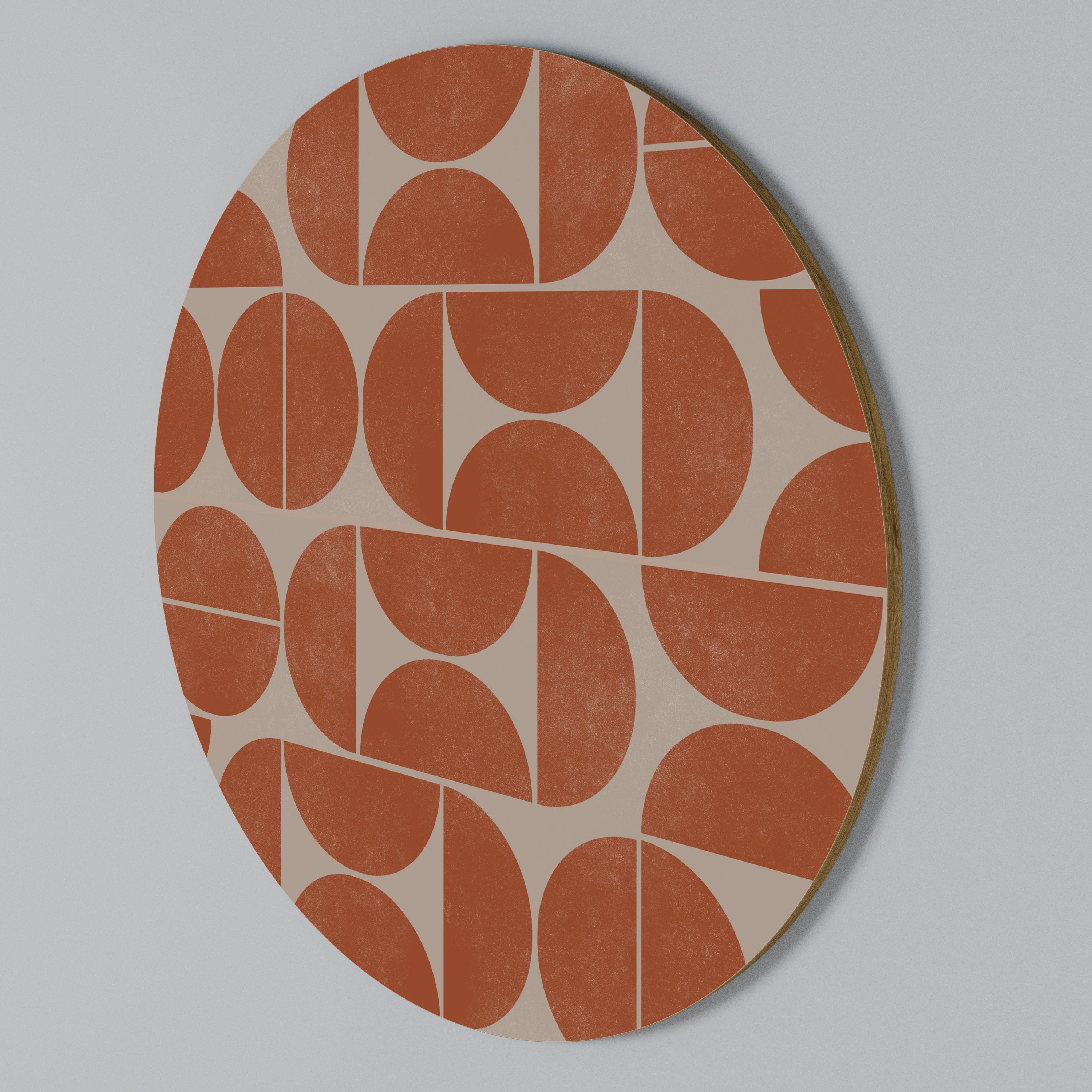 REPETITION COMPULSION Rundes Wandbild