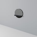 GRID GEOMETRY Rundes Kunstregal in Schwarz