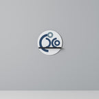 ORB DESIGN Rundes Kunstregal in Schwarz