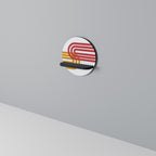 CIRCLELINE DECOR Rundes Kunstregal in Schwarz