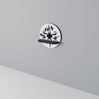 MOONLIT MOSAIC Rundes Kunstregal in Schwarz