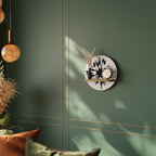 MOONLIT MOSAIC Rundes Kunstregal in Eiche-Optik