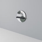 ORBITAL DECOR Oval Art Shelf In Black Finish