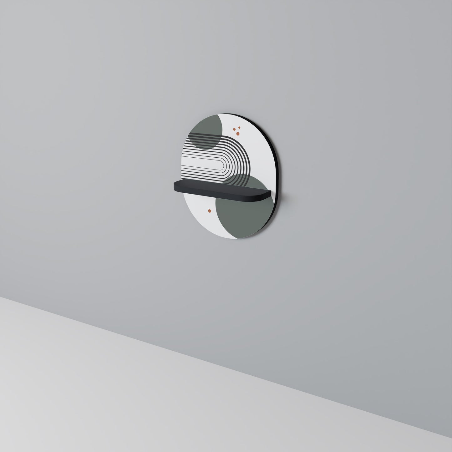 ORBITAL DECOR Art Shelf
