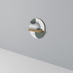 ORBITAL DECOR Ovales Kunstregal in Eiche-Optik