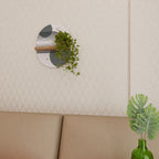 ORBITAL DECOR Ovales Kunstregal in Eiche-Optik