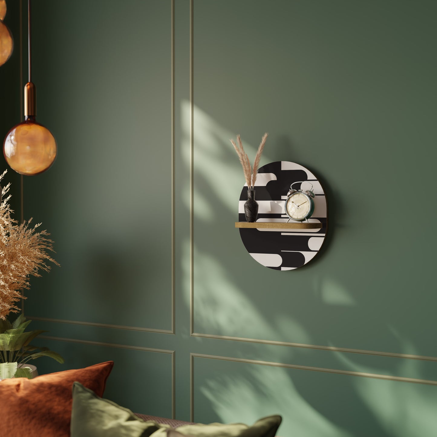 ACHROMATIC CONTRAST Dekoratives Wandregal
