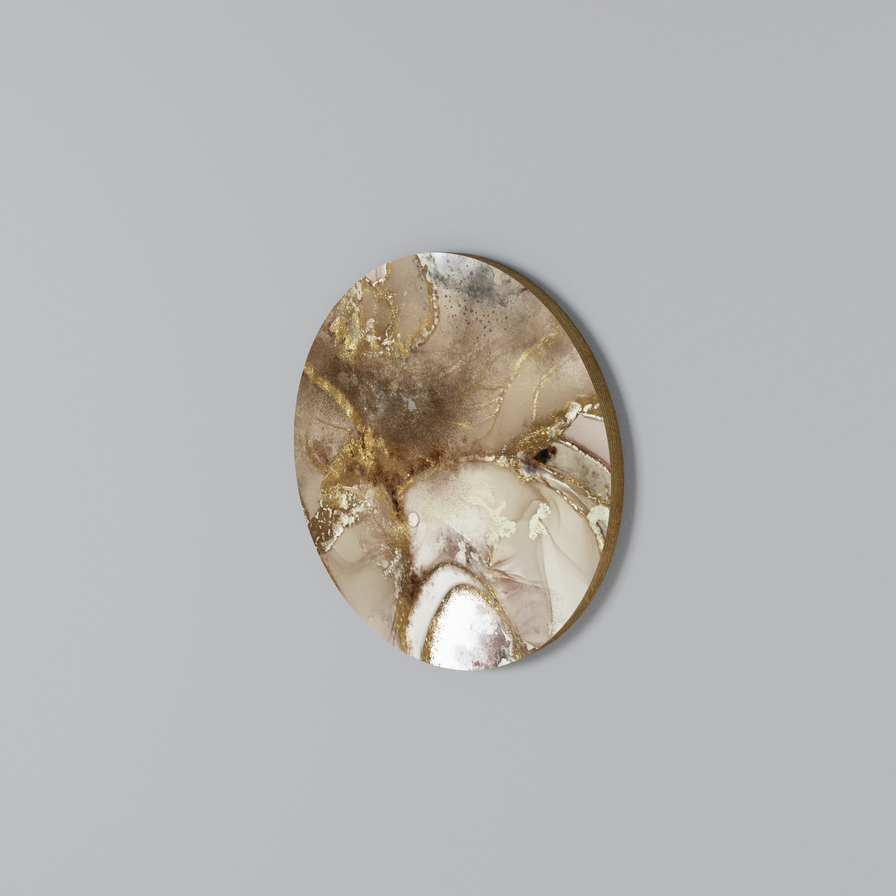 CALMING STREAMS Round Wall Art