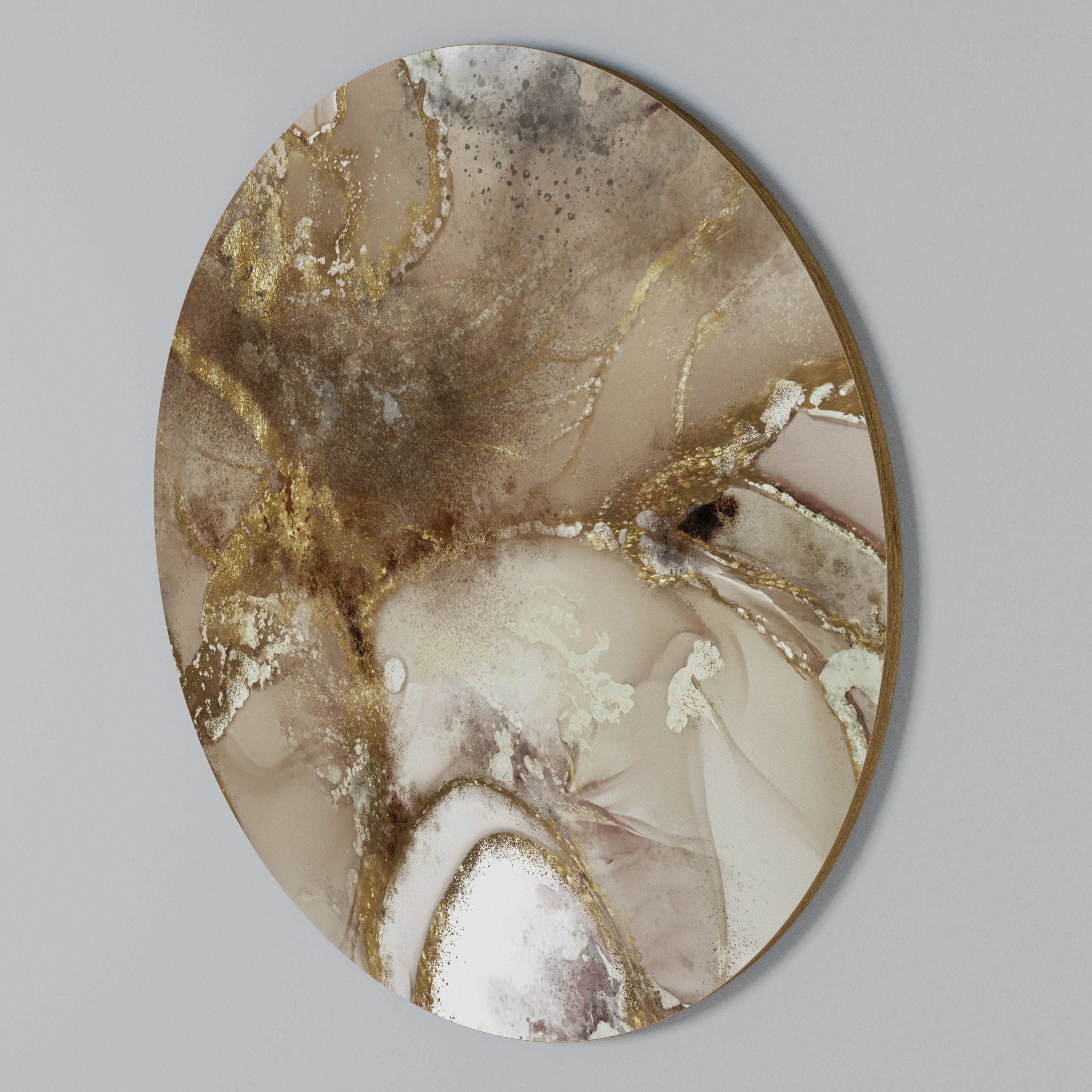 CALMING STREAMS Round Wall Art