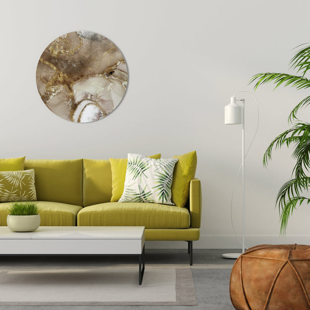 CALMING STREAMS Runde Wanddekoration Ø 69 cm