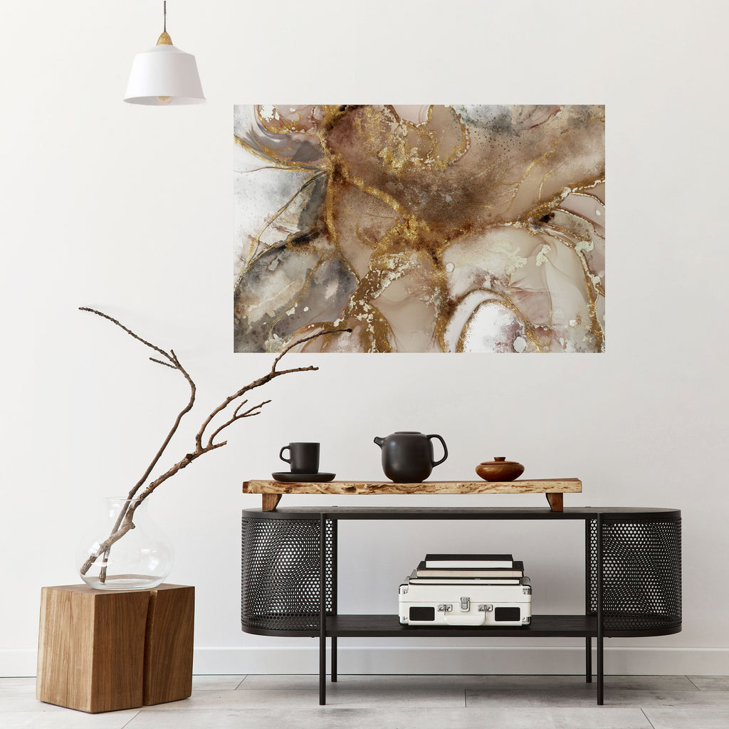 CALMING STREAMS Selbstklebendes Horizontal-Poster