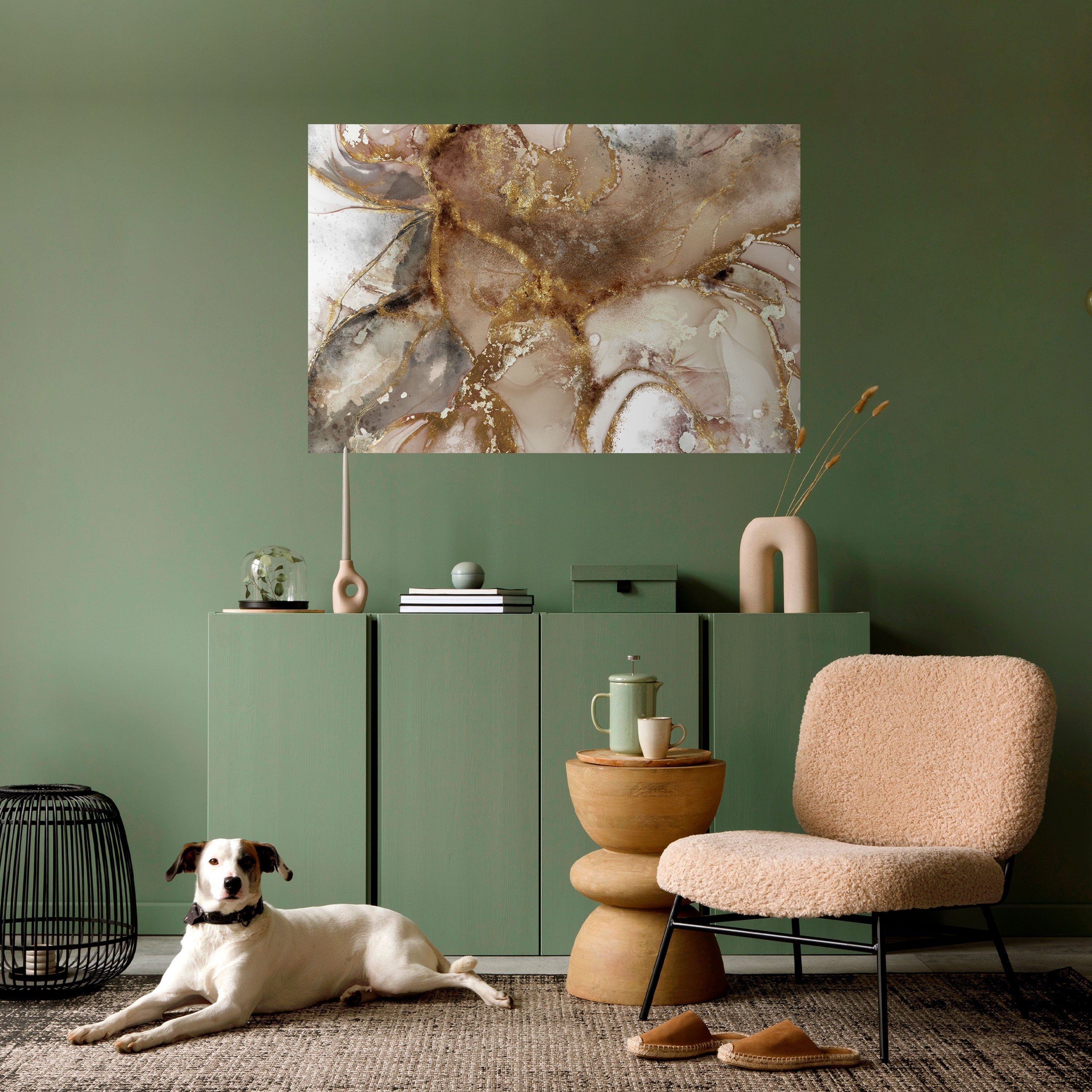 CALMING STREAMS Selbstklebendes Horizontal-Poster