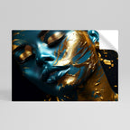 GOLDEN SERENITY Selbstklebendes Horizontal-Poster
