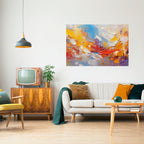 COLORFUL REVERIE Selbstklebendes Horizontal-Poster