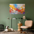 COLORFUL REVERIE Selbstklebendes Horizontal-Poster