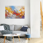 COLORFUL REVERIE Selbstklebendes Horizontal-Poster