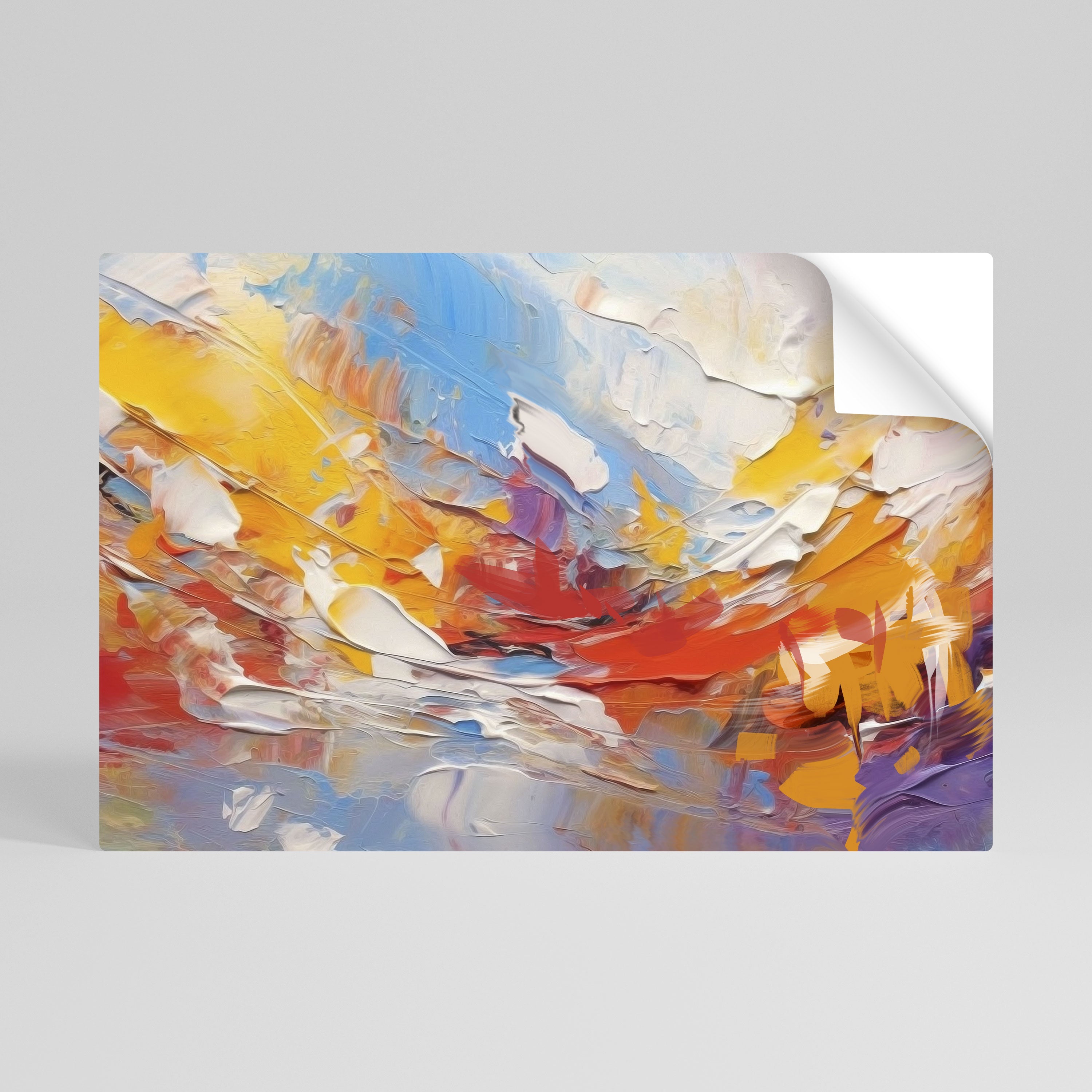 COLORFUL REVERIE Selbstklebendes Horizontal-Poster