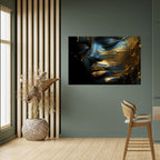 GLOWING ELEGANCE Selbstklebendes Horizontal-Poster