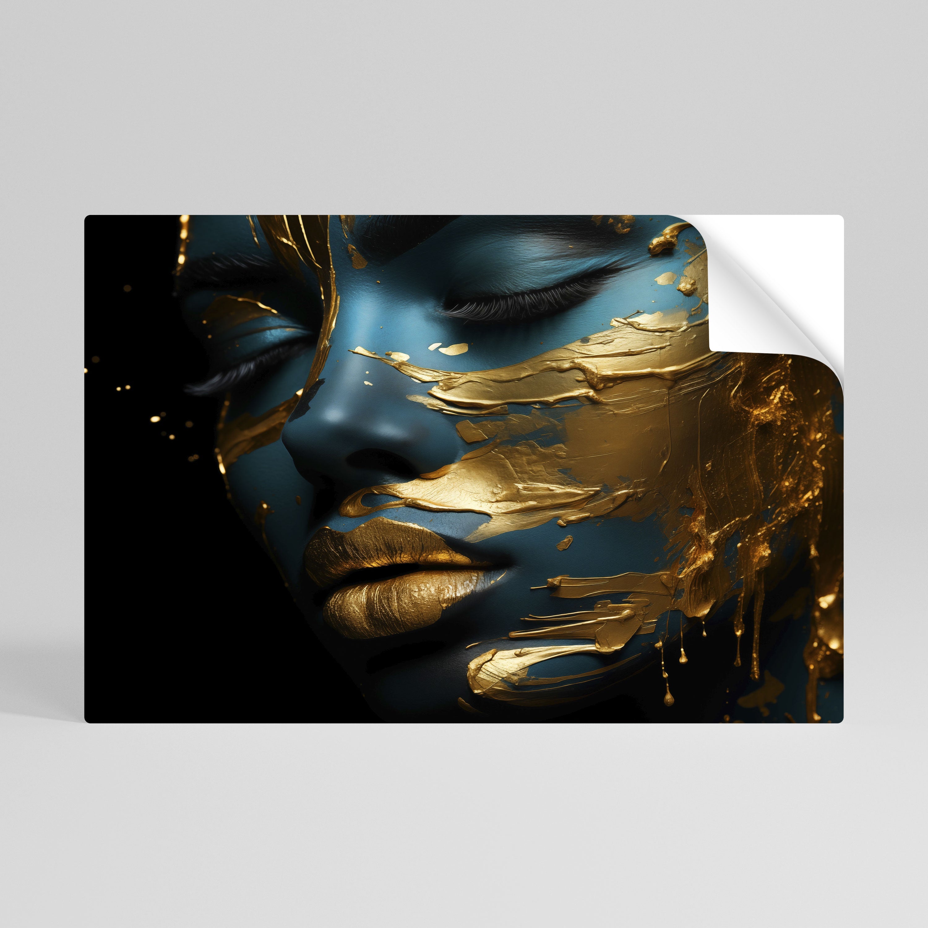 GLOWING ELEGANCE Selbstklebendes Horizontal-Poster