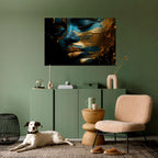 GLOWING ELEGANCE Selbstklebendes Horizontal-Poster