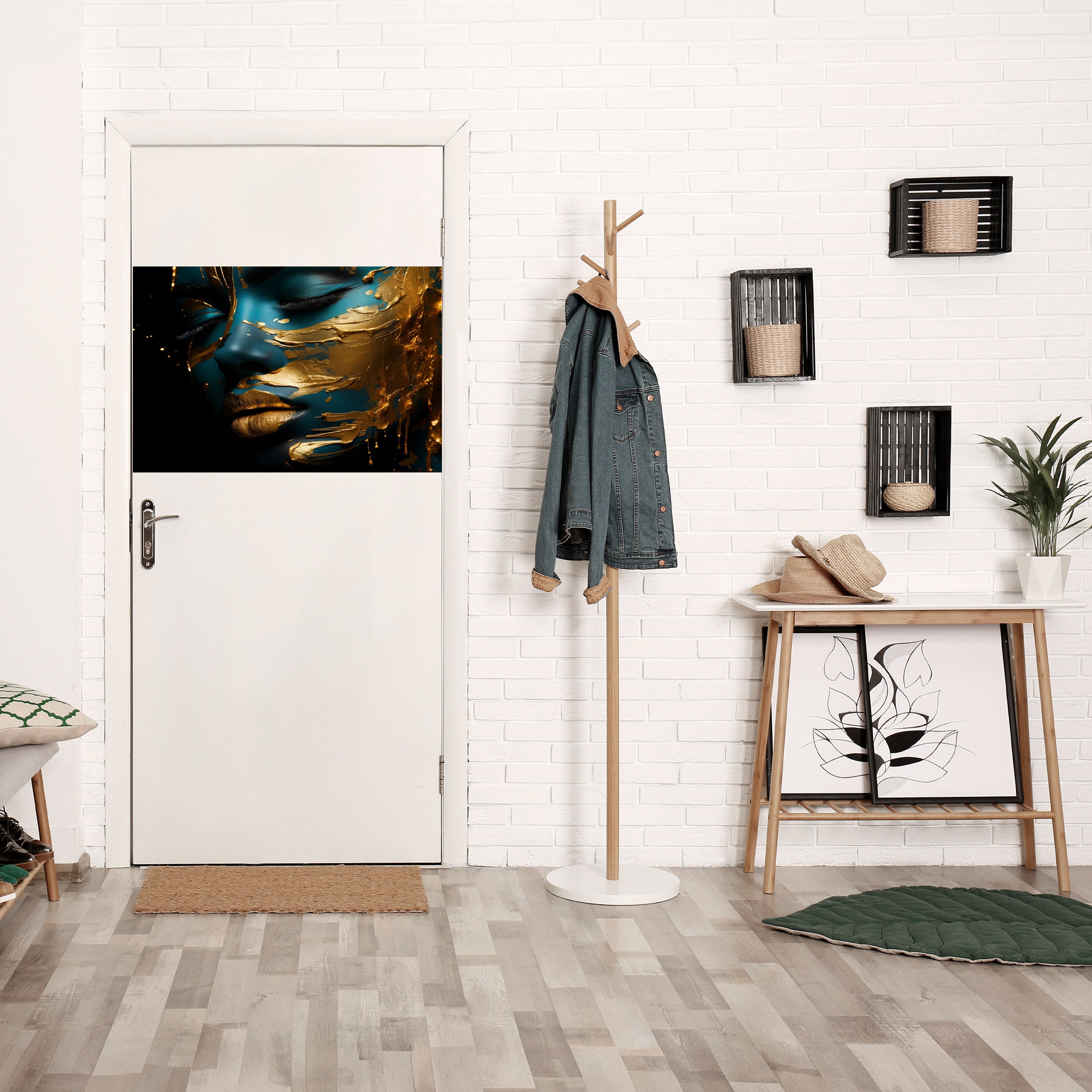 GLOWING ELEGANCE Selbstklebendes Horizontal-Poster