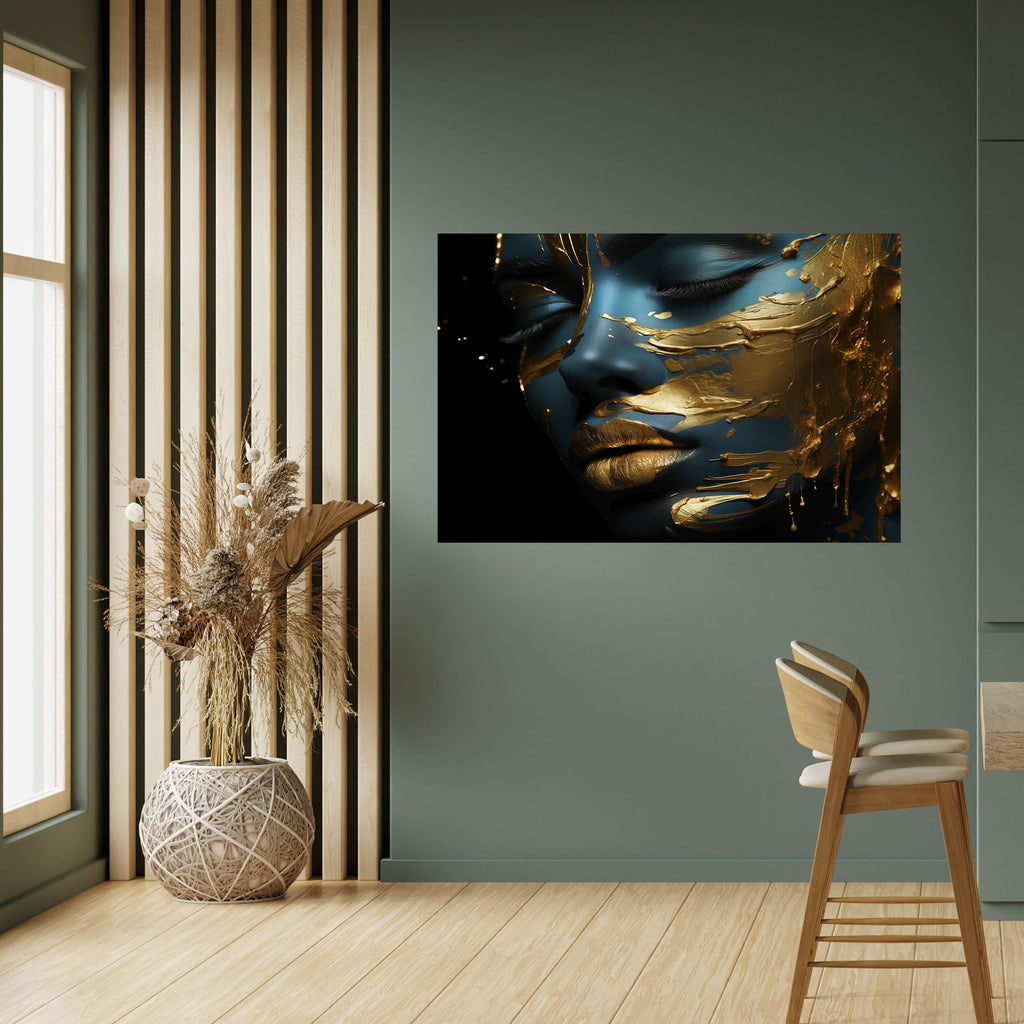 GLOWING ELEGANCE Selbstklebendes Horizontal-Poster