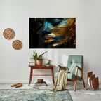 GLOWING ELEGANCE Selbstklebendes Horizontal-Poster