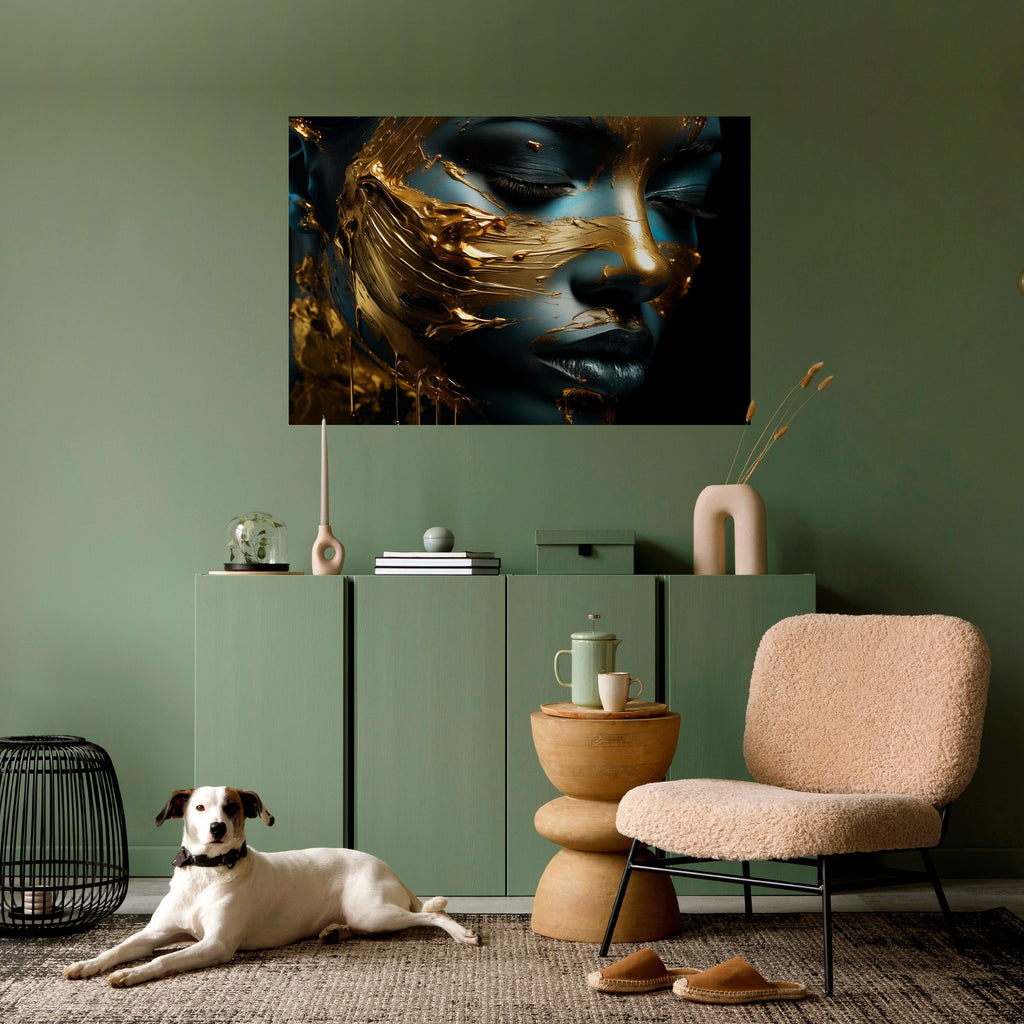 LUSTROUS BEAUTY Selbstklebendes Horizontal-Poster