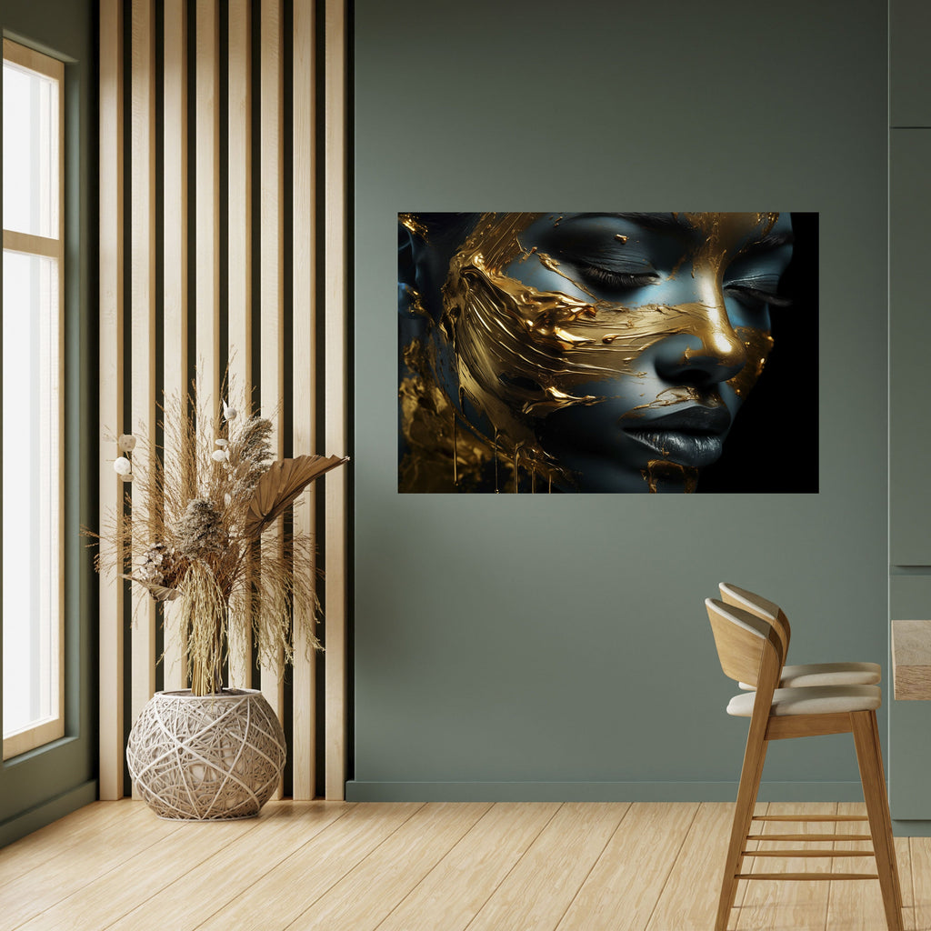 LUSTROUS BEAUTY Selbstklebendes Horizontal-Poster