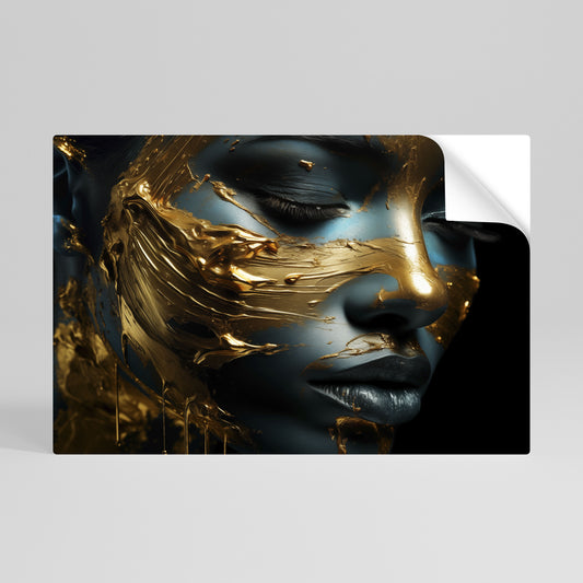 LUSTROUS BEAUTY Selbstklebendes Horizontal-Poster