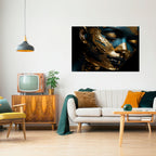 GILDED GRACE Selbstklebendes Horizontal-Poster