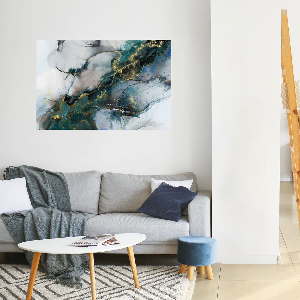 SERENE DRIFT Selbstklebendes Horizontal-Poster