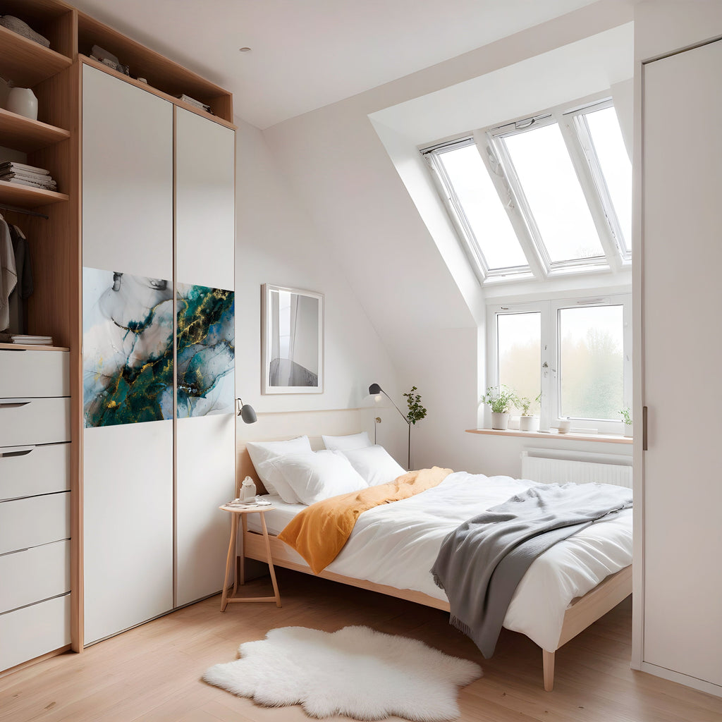 SERENE DRIFT Selbstklebendes Horizontal-Poster