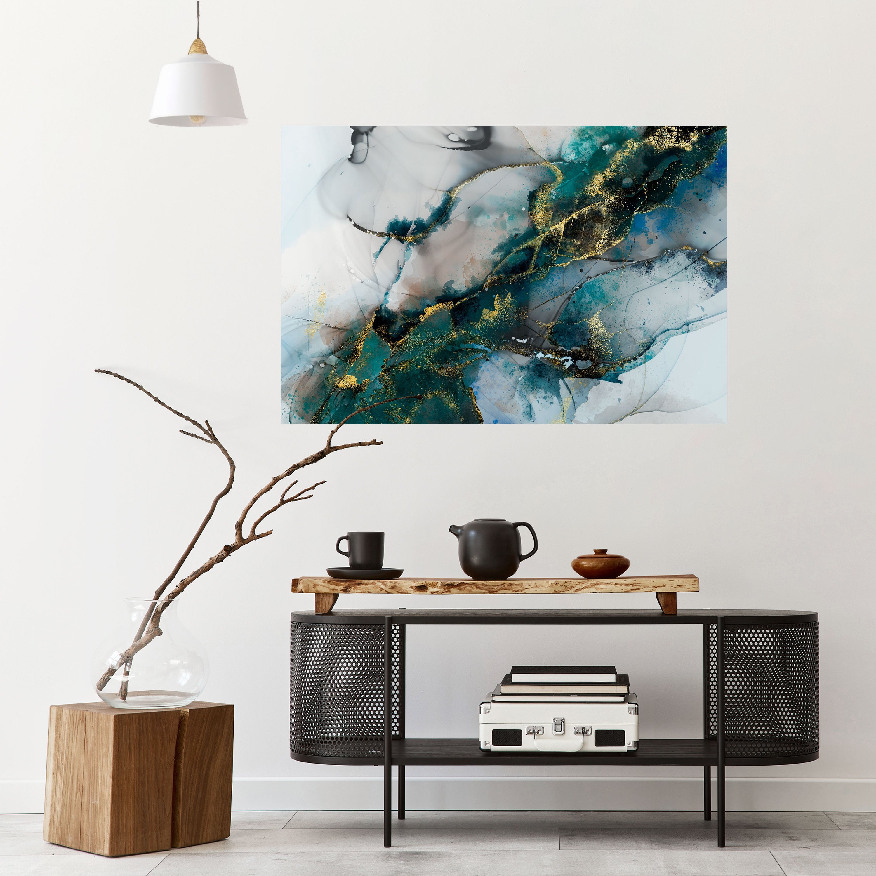 SERENE DRIFT Selbstklebendes Horizontal-Poster