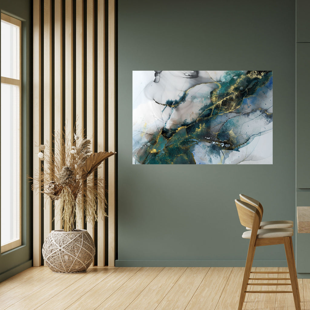 SERENE DRIFT Selbstklebendes Horizontal-Poster