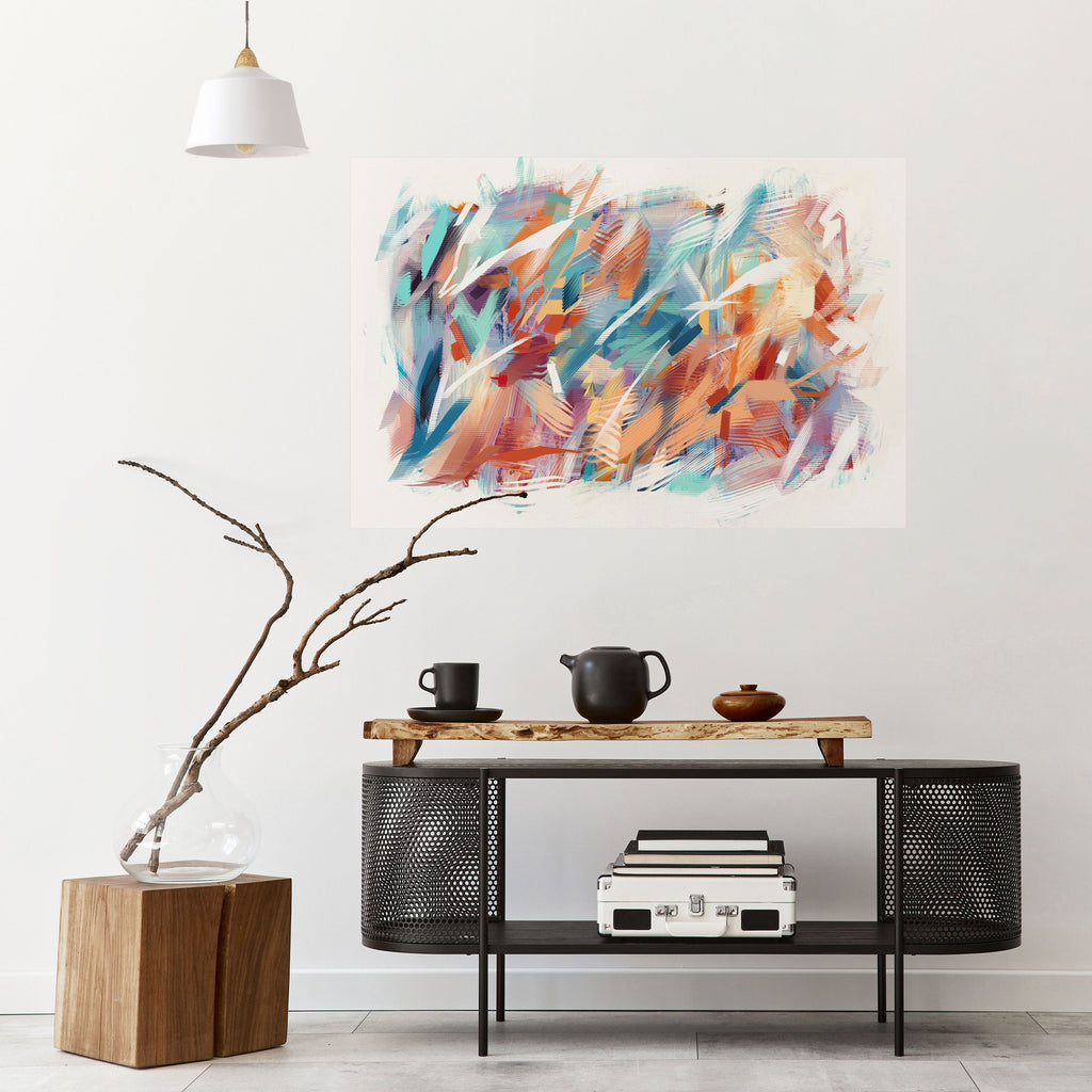 DREAMLIKE PALETTE Selbstklebendes Horizontal-Poster