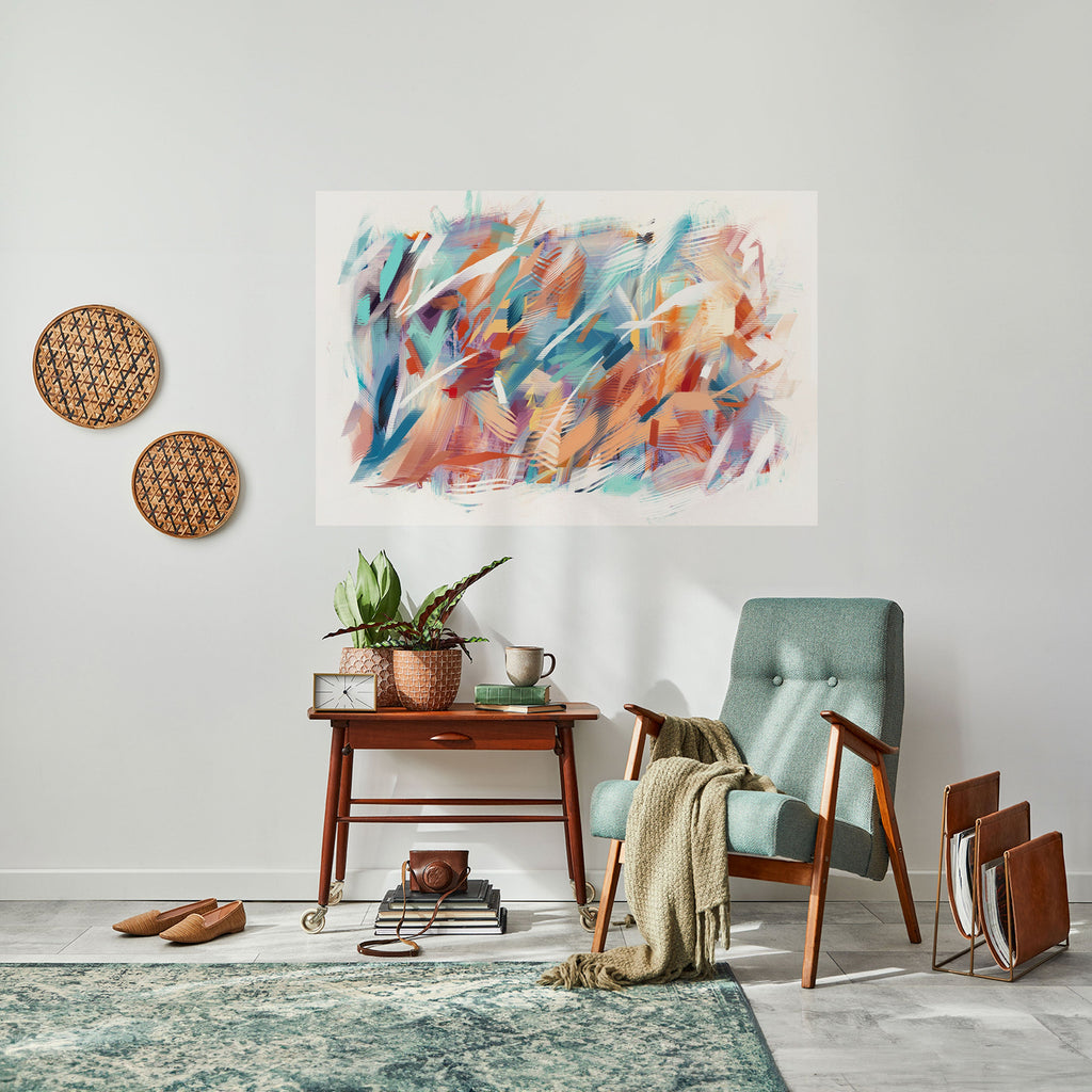 DREAMLIKE PALETTE Selbstklebendes Horizontal-Poster