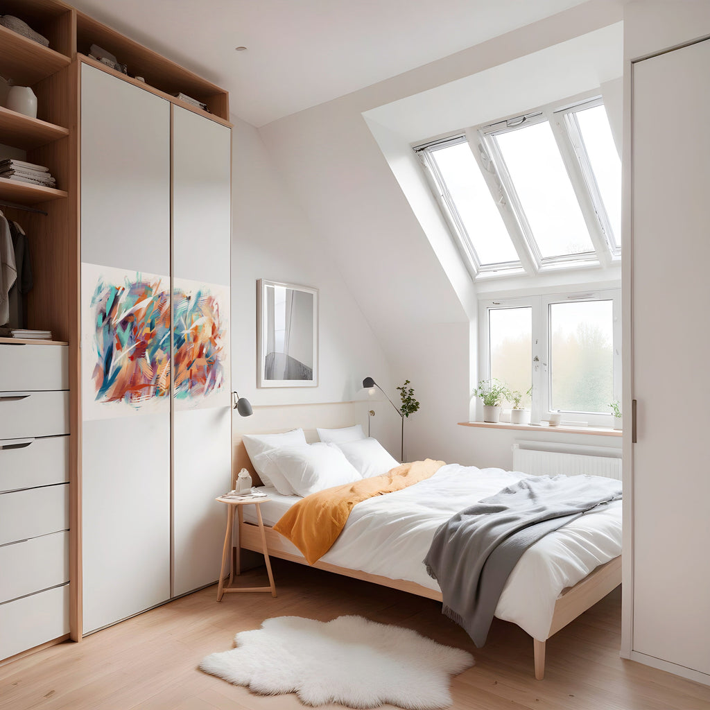 DREAMLIKE PALETTE Selbstklebendes Horizontal-Poster