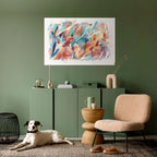 DREAMLIKE PALETTE Selbstklebendes Horizontal-Poster