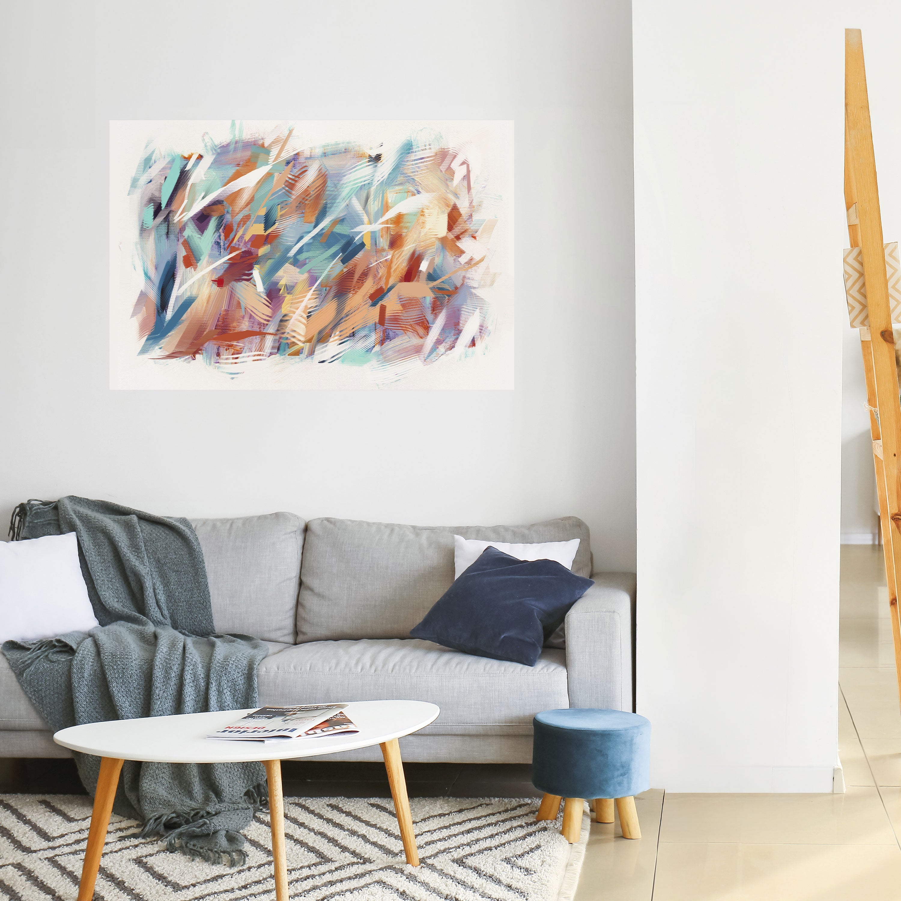 DREAMLIKE PALETTE Selbstklebendes Horizontal-Poster