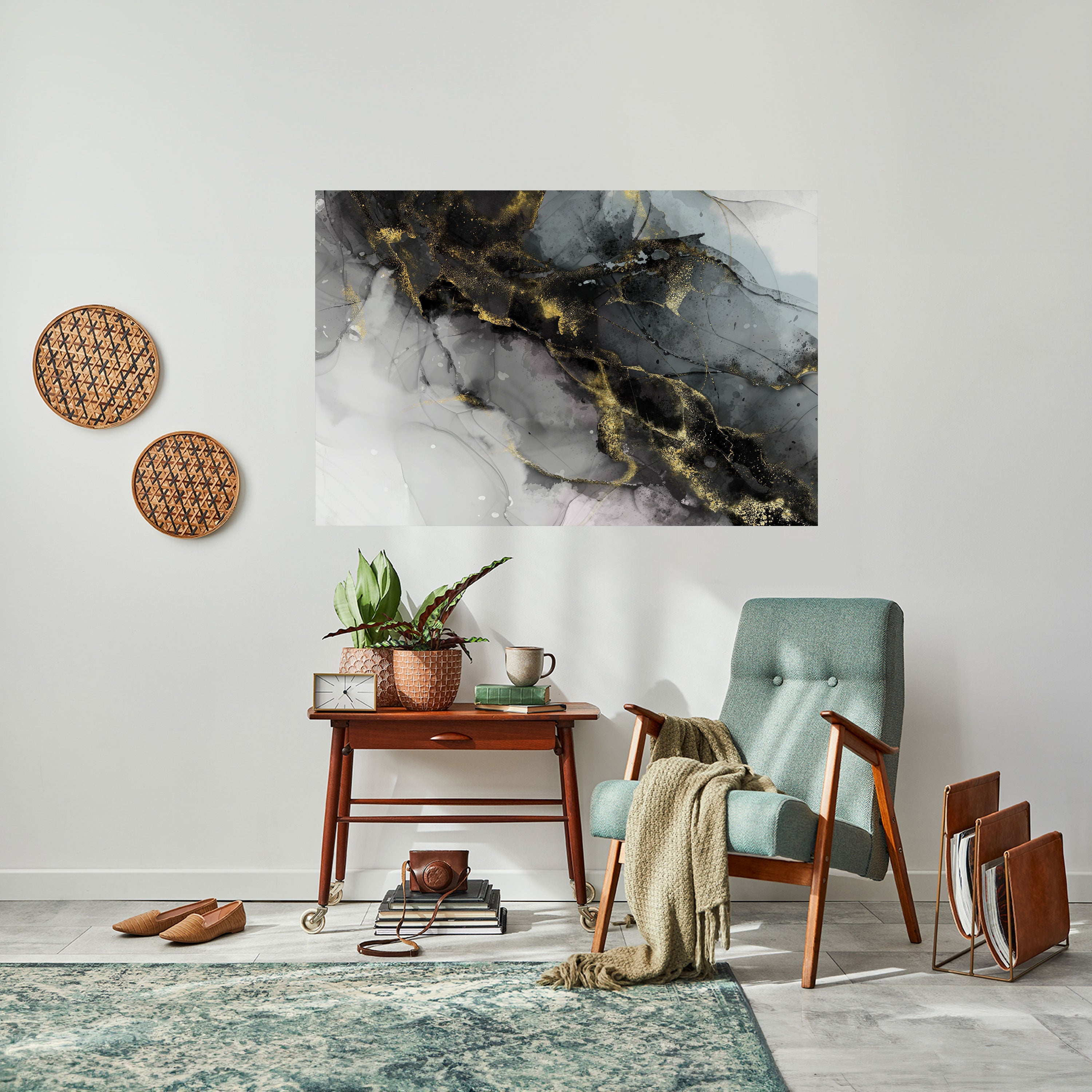 TRANQUIL WHISPERS Selbstklebendes Horizontal-Poster