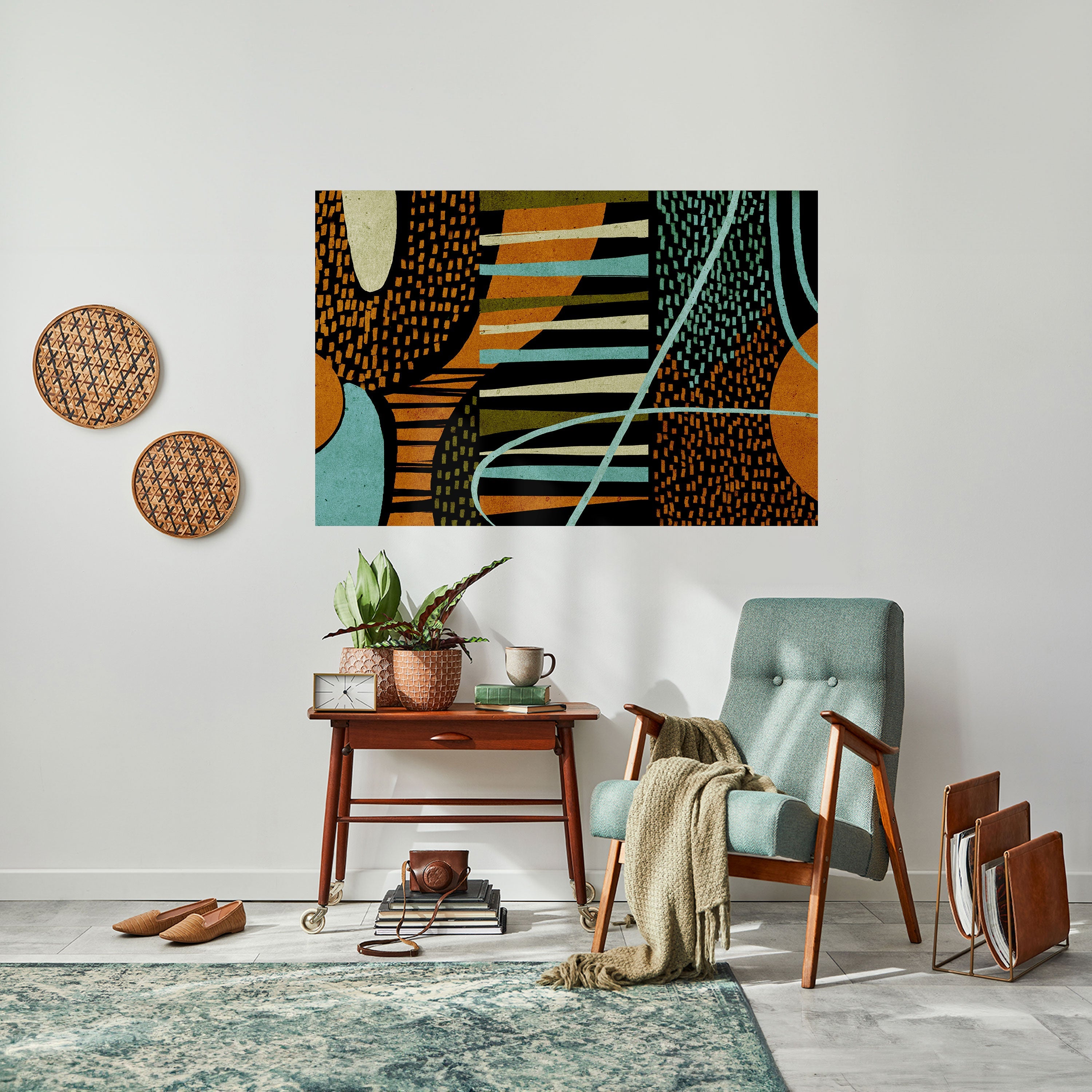 CLEAR CREATION Selbstklebendes Horizontal-Poster