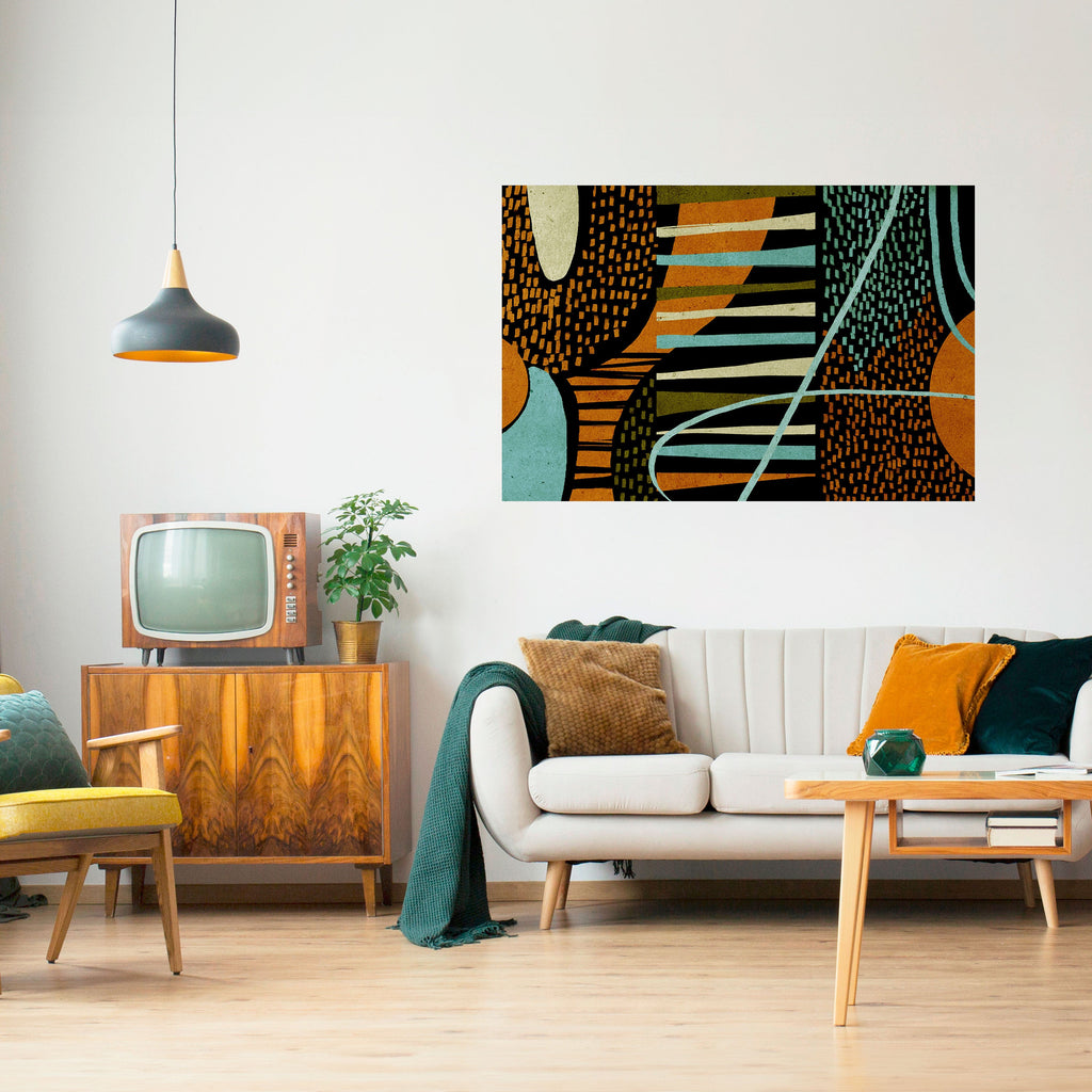 CLEAR CREATION Selbstklebendes Horizontal-Poster