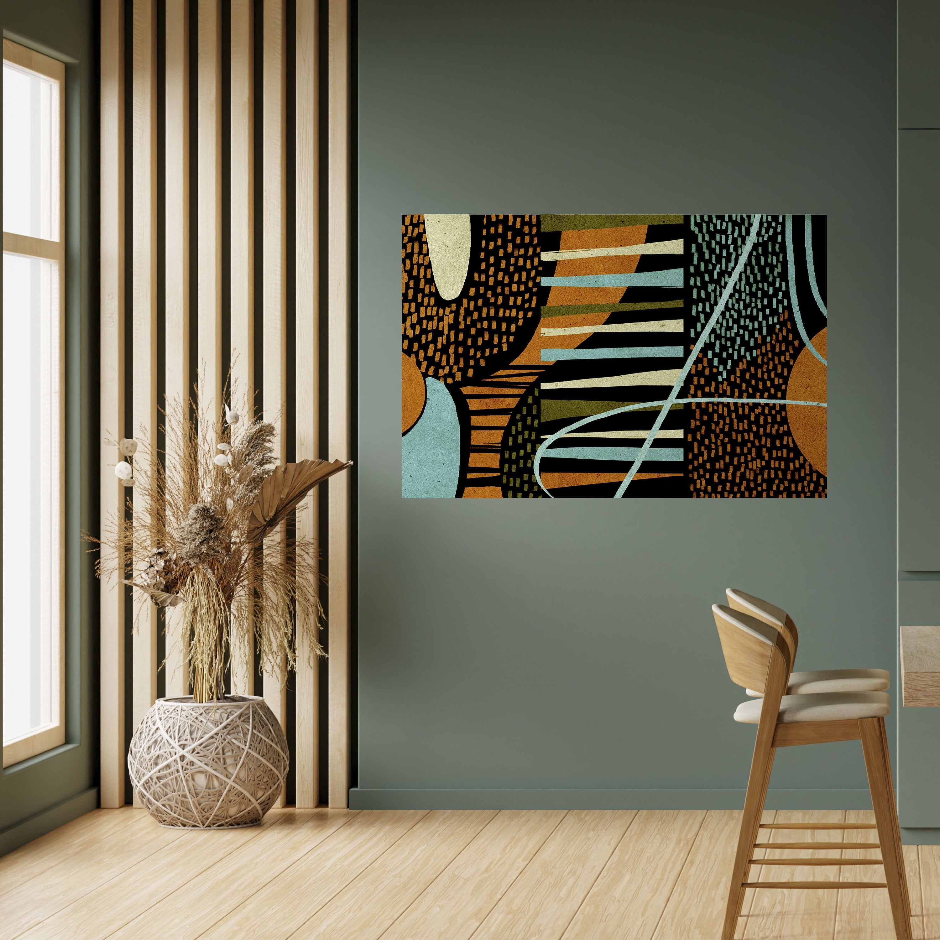 CLEAR CREATION Selbstklebendes Horizontal-Poster