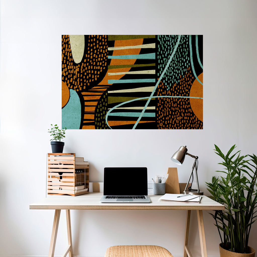 CLEAR CREATION Selbstklebendes Horizontal-Poster